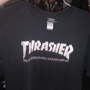 Thrasher black tee